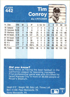 1984 Fleer Tim Conroy #442 Rookie