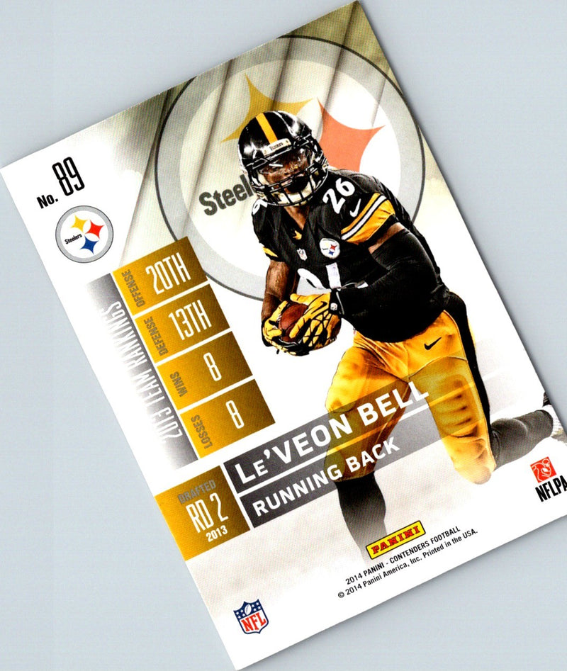 2014 Panini Contenders Le'Veon Bell