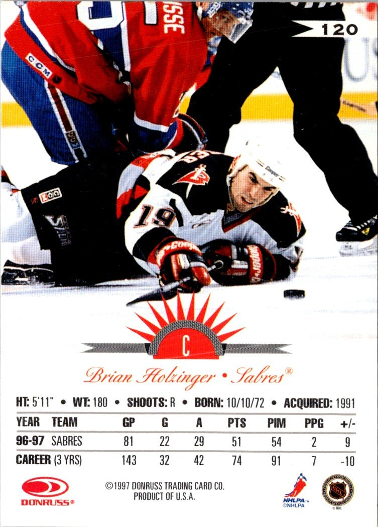 1997 Leaf Brian Holzinger