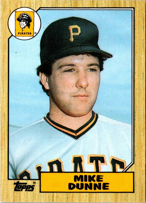 1987 Topps Traded Mike Dunne #30T