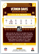 2018 Donruss Press Proof Blue Vernon Davis