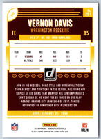 2018 Donruss Press Proof Blue Vernon Davis #291