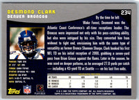 2001 Topps Desmond Clark #234