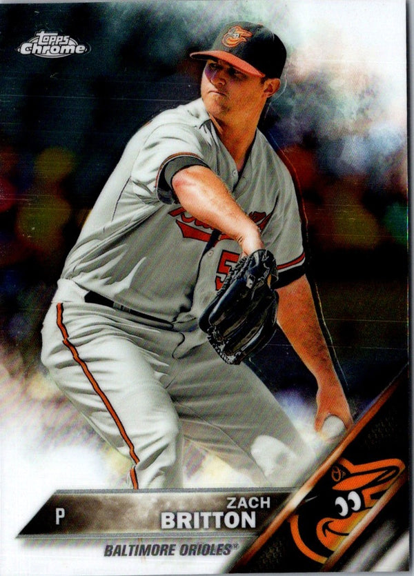 2016 Topps Chrome Zach Britton #155