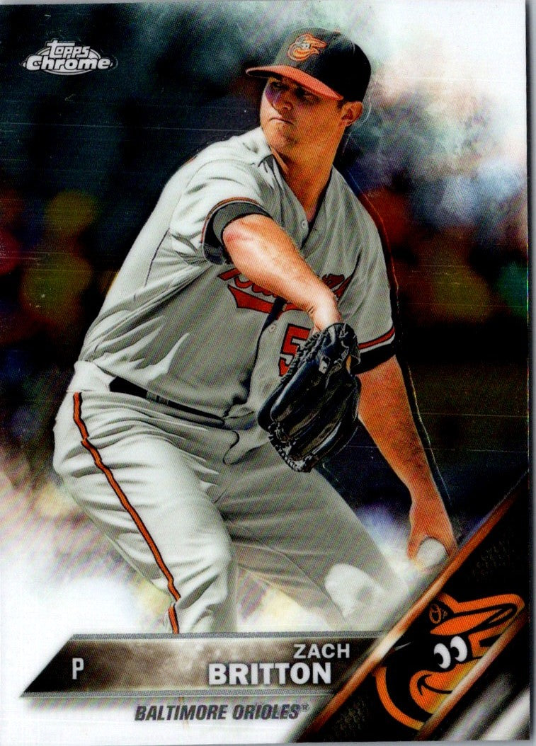 2016 Topps Chrome Zach Britton