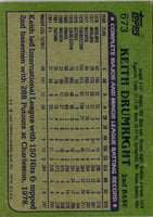 1982 Topps Keith Drumright #673 Rookie