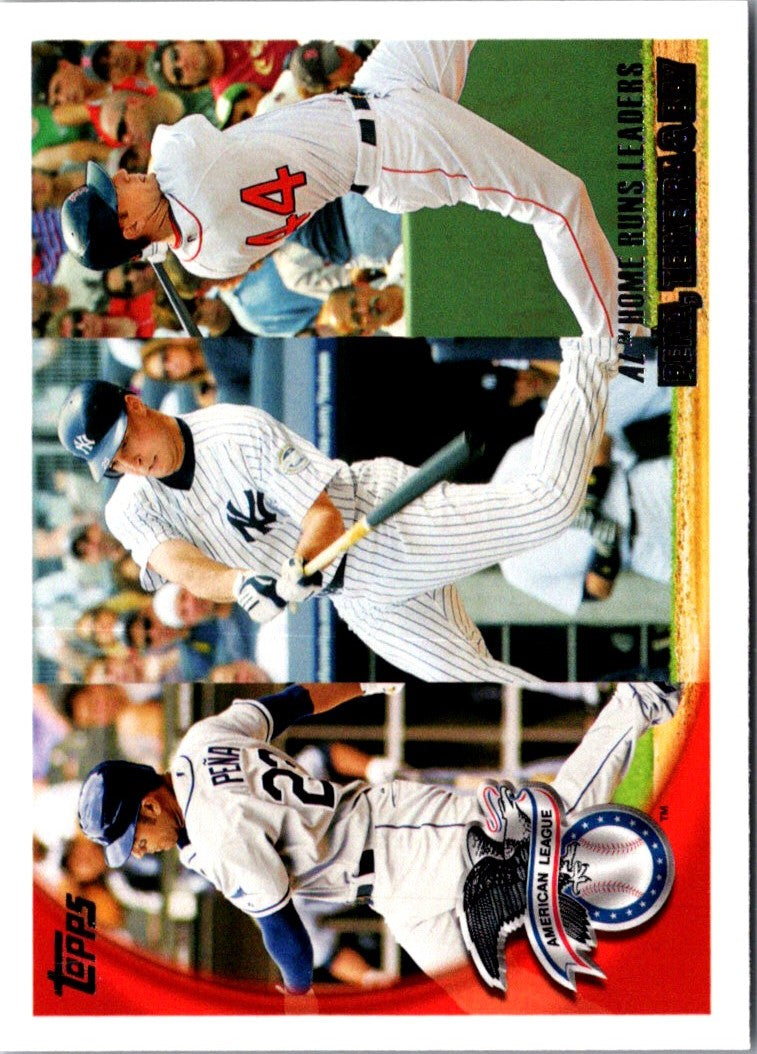 2010 Topps American League Home Run Leaders
