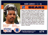 1990 Proset Mark Carrier #674