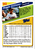 1993 Topps Gold Reggie Williams #543