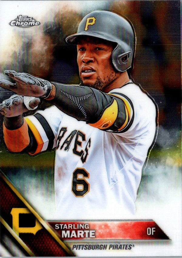 2016 Topps Chrome Starling Marte #115