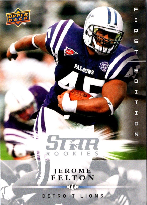 2008 Upper Deck First Edition Jerome Felton #182 Rookie