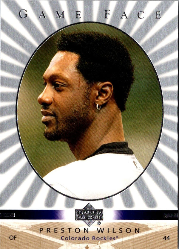 2003 Upper Deck Game Face Preston Wilson #39