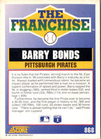 1991 Score Barry Bonds #868