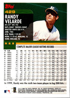 2000 Topps Randy Velarde #429