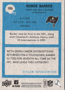 2009 Upper Deck Ronde Barber