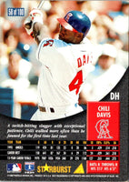 1996 Pinnacle Starburst Chili Davis #58
