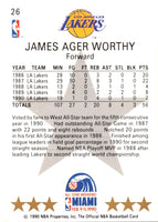1990 Hoops James Worthy #26
