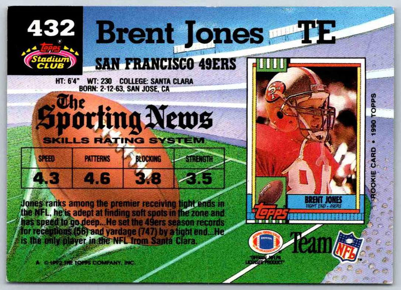 1992 Proset Brent Jones