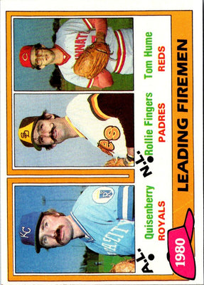 1981 Topps Leading Firemen #bt