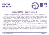 1990 Star Gregg Olson #11