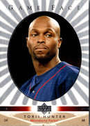 2003 Upper Deck Game Face Torii Hunter