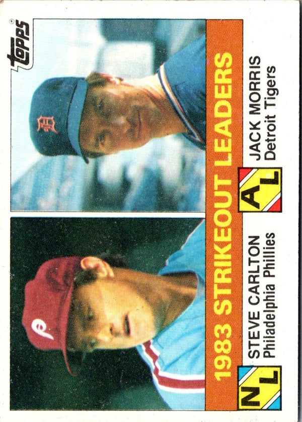 1984 Topps 1983 Strikeout Leaders #136