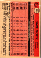 1981 O-Pee-Chee Dave Goltz #289