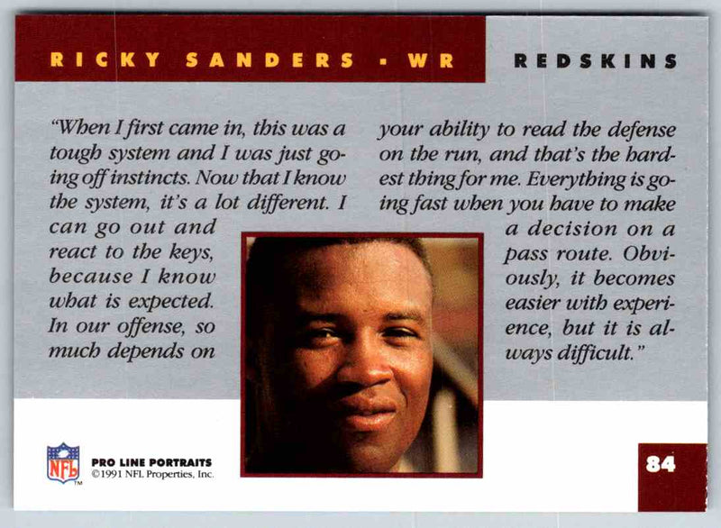 1991 ProLine Ricky Sanders
