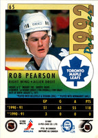 1991 O-Pee-Chee Premier Rob Pearson #65 Rookie