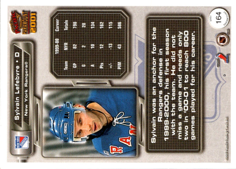 2000 Pacific Paramount Sylvain Lefebvre