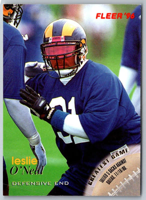 1996 Fleer Leslie O'Neal #117
