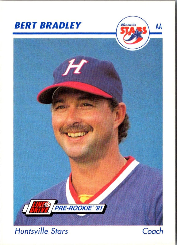 1991 Line Drive AA Bert Bradley #300