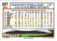 1992 Topps Harvey Pulliam #687