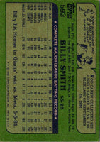 1982 Topps Billy Smith #593