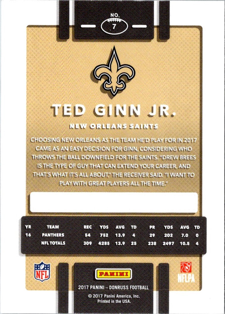 2017 Donruss Ted Ginn Jr.