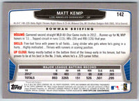 2014 Bowman Matt Kemp #142