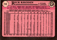 1989 O-Pee-Chee Rick Rhoden #18