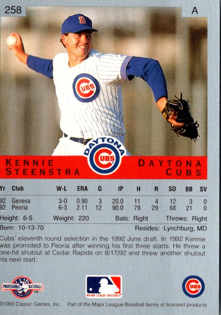 1993 Classic Best Kennie Steenstra