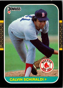 1987 Donruss Calvin Schiraldi