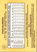 1985 Donruss Ivan DeJesus