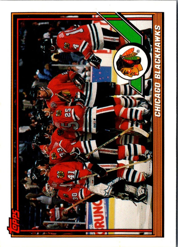 1991 Topps Chicago Blackhawks #430