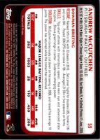 2011 Bowman Andrew McCutchen #59 NM-MT