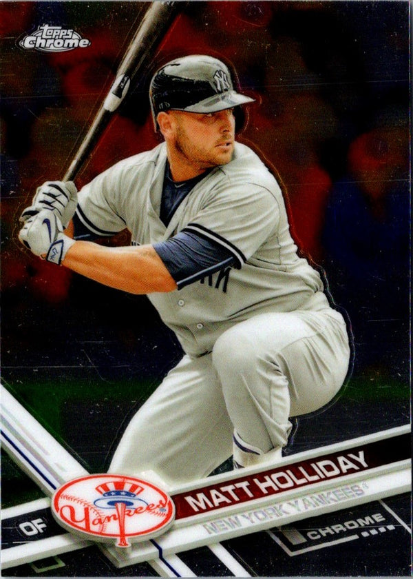 2017 Topps Chrome Matt Holliday #3