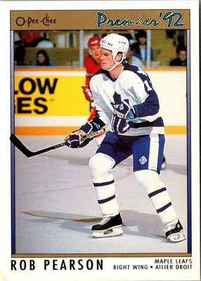 1991 O-Pee-Chee Premier Rob Pearson #65 Rookie