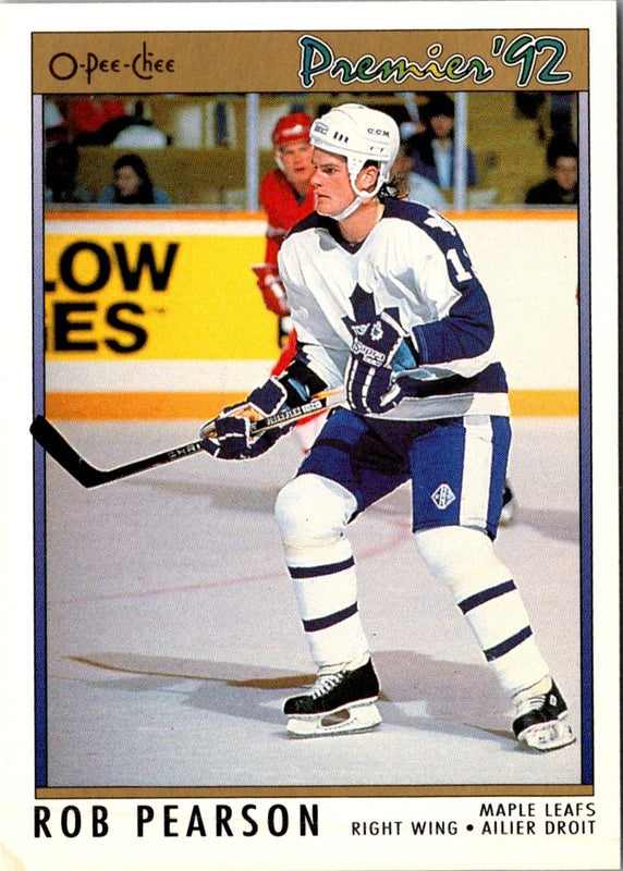 1991 O-Pee-Chee Premier Rob Pearson #65 Rookie