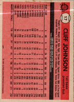 1981 Topps Cliff Johnson #17