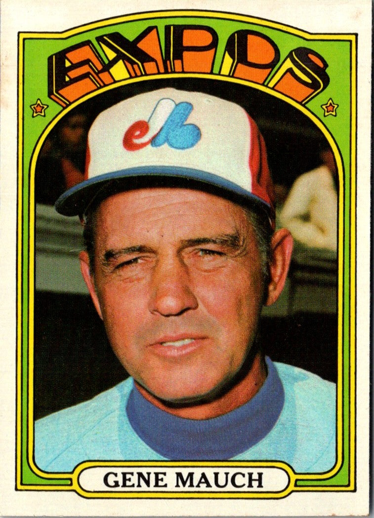 1972 Topps Gene Mauch