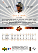 2003 Upper Deck Game Face Tony Batista