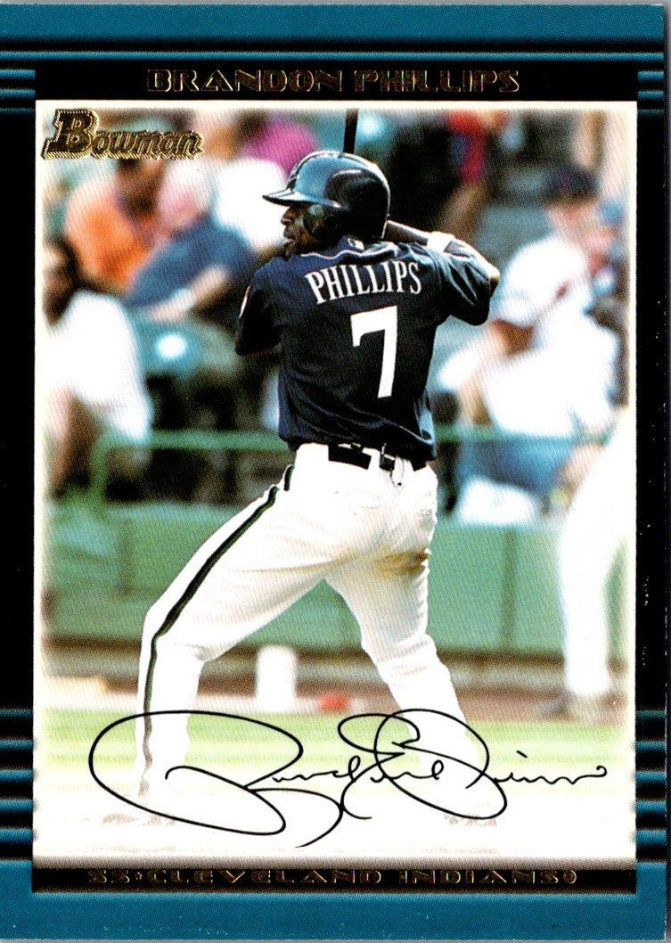 2002 Bowman Draft Picks & Prospects Gold Brandon Phillips