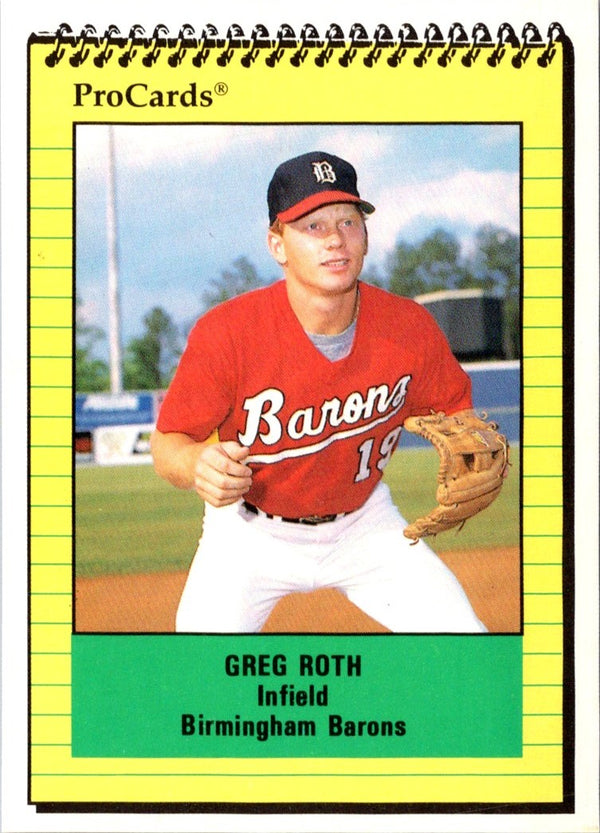 1991 ProCards Greg Roth #1464